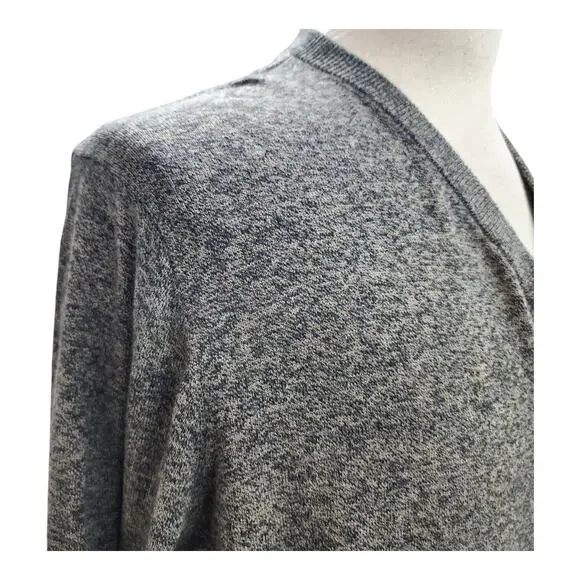 Nordstrom Cashmere Blend Sweater Men’s XL Black V Neck Lightweight Pullover Dad - Picture 4 of 11